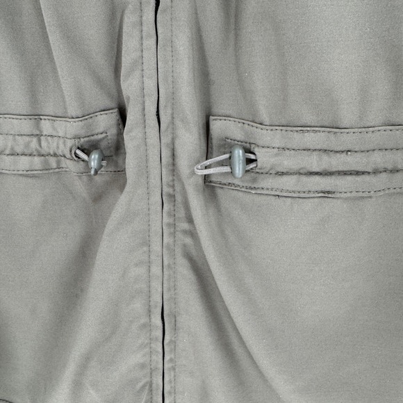 Old Navy Women's Jacket Large Green Pink Zip Drawstring Waist Active Performance - Picture 3 of 9